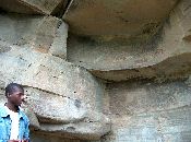 
  Our Guide providing us with information about the paintings and its translation